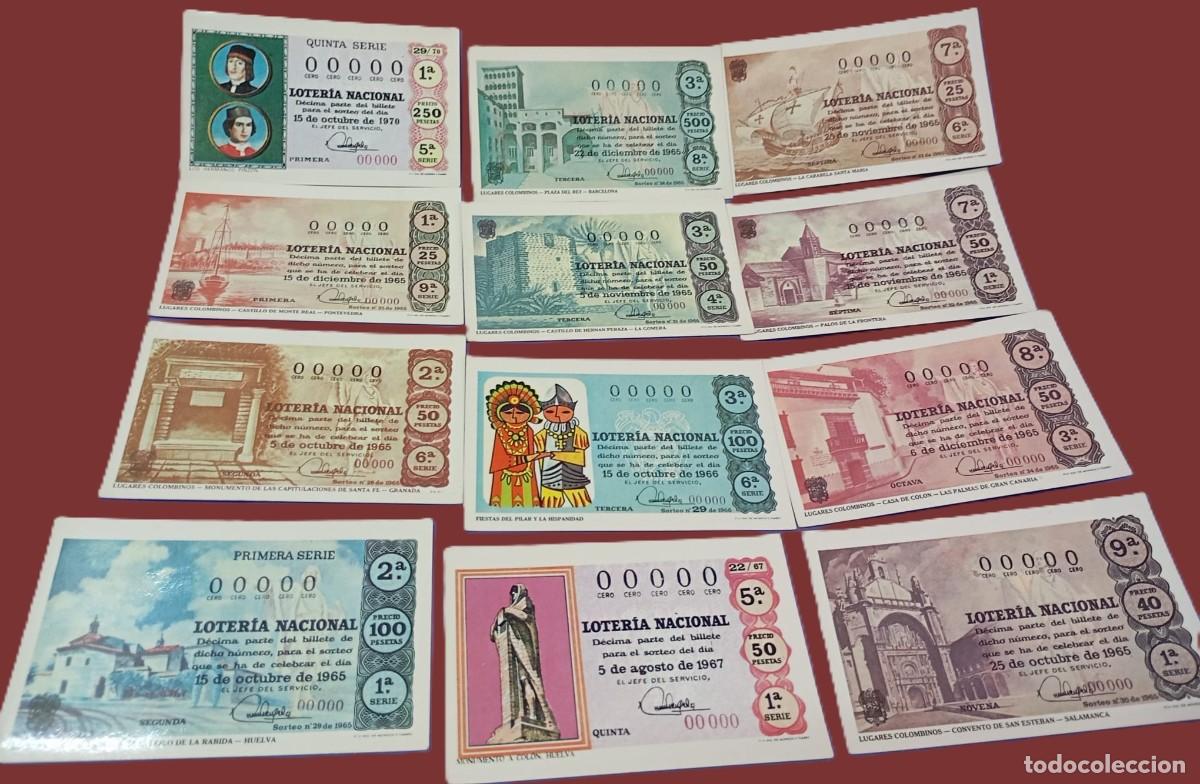 Cartes Postales: POSTALES LOTERIA NACIONAL, 12 DIFERENTES