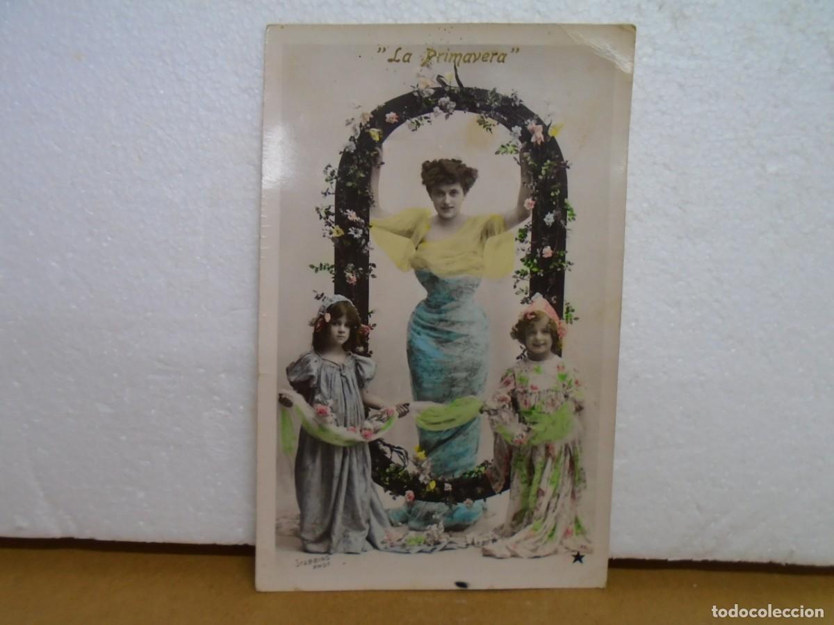 Postales: &rdquo;LA PRIMAVERA&rdquo; TARJETA POSTAL S/C C.A.1910. - Foto 1