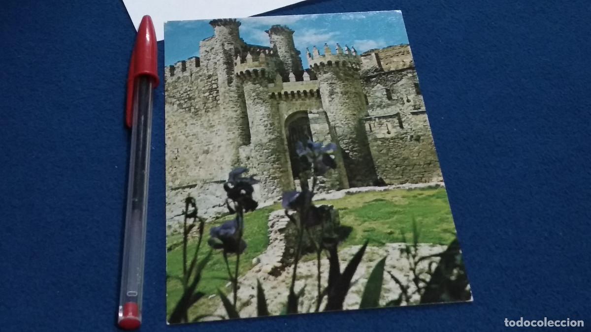 Postales: TARJETA. POSTAL. PONFERRADA. EL BIERZO. CASTILLO DE LOS TEMPLARIOS DE LOS 70 CIRCULADA