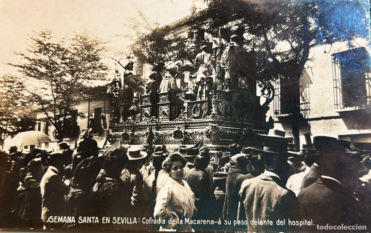 Postcards: Postal Cristo de la Sentencia de la Macarena de Sevilla.