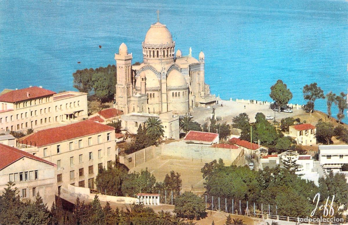 Postales: Postal de Argel: Bas&iacute;lica de Notre Dame dAfrique - Foto 1