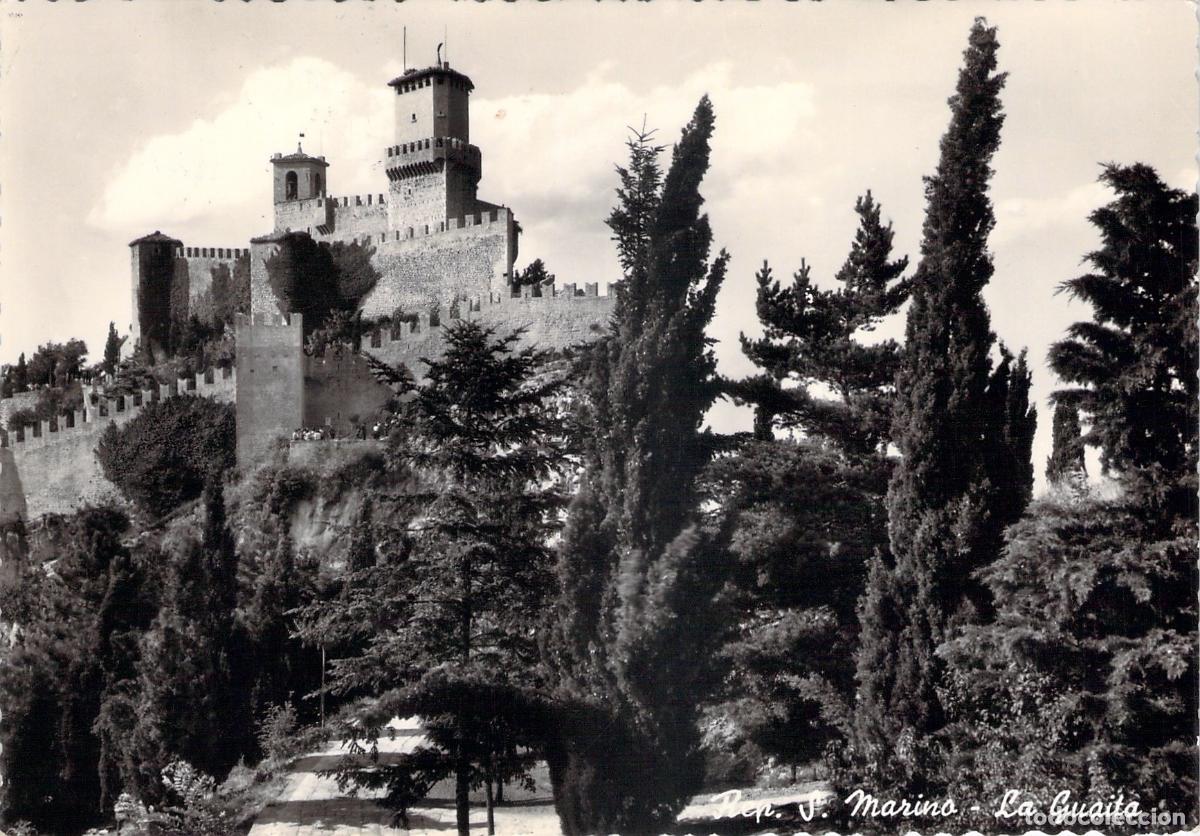 Postales: Postal de la Fortaleza de La Guaita en San Marino