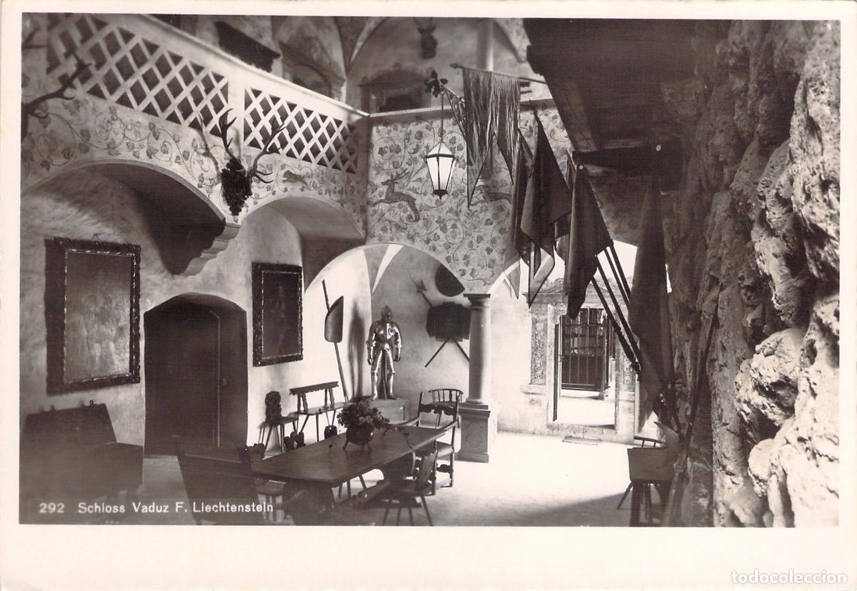 Postales: Postal del Interior del Castillo de Vaduz en Liechtenstein - Foto 1