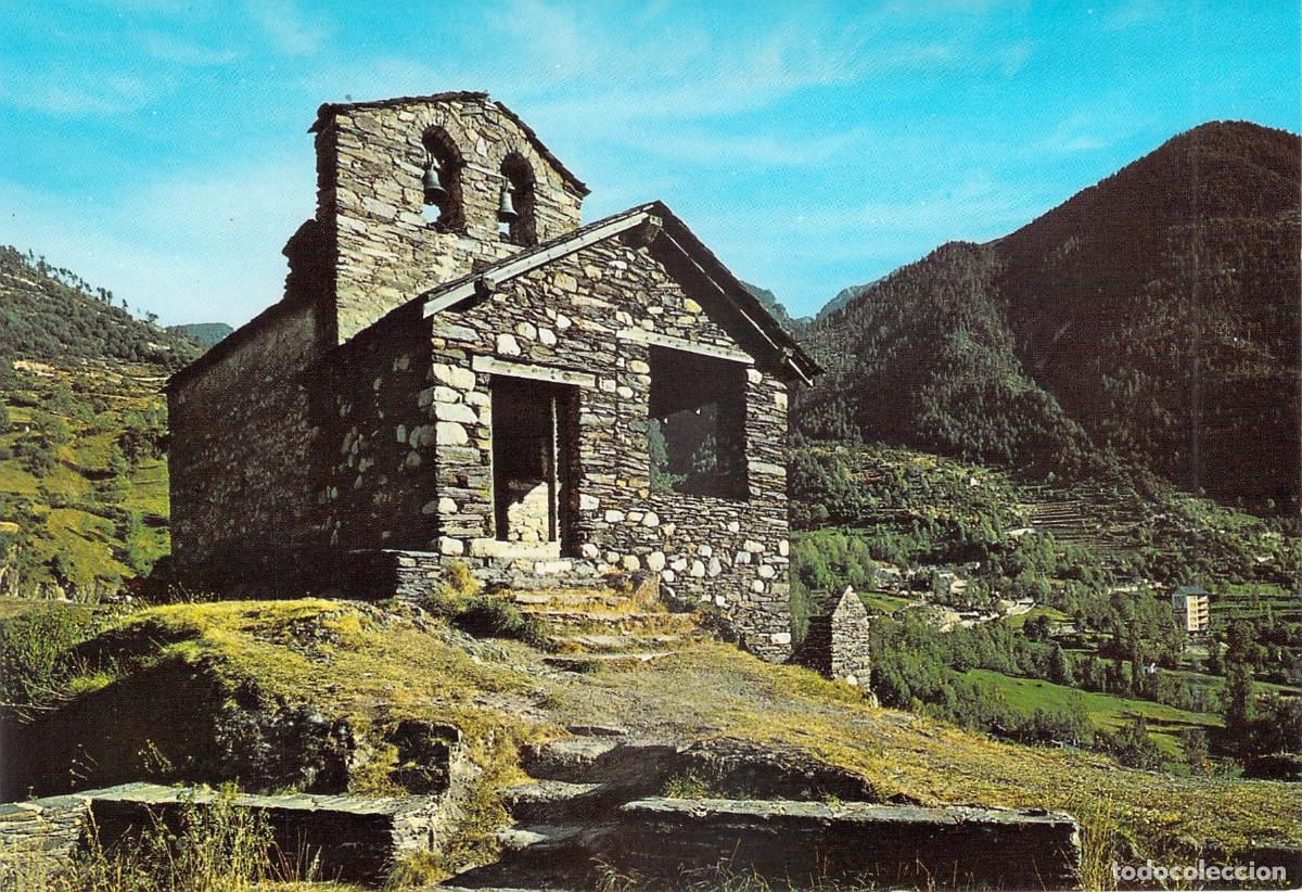 Cartes Postales: Postal de la Iglesia de Sant Rom&agrave; de les Bons, Andorra