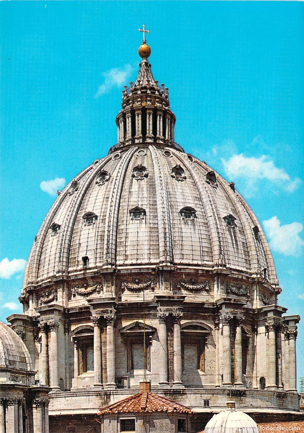 Postales: Postal de la C&uacute;pula de la Bas&iacute;lica de San Pedro, Ciudad del Vaticano - Foto 1
