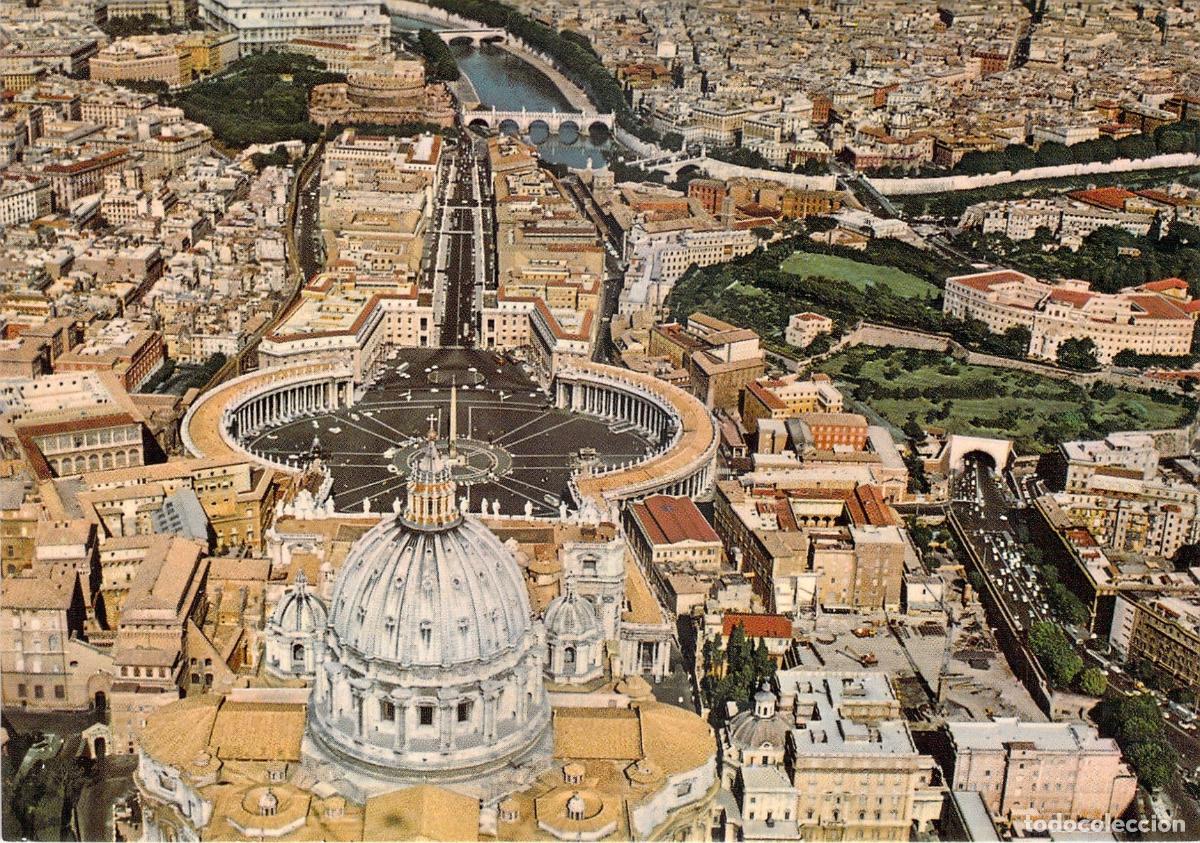 Cartes Postales: Postal de la Vista A&eacute;rea de la Bas&iacute;lica de San Pedro, Vaticano