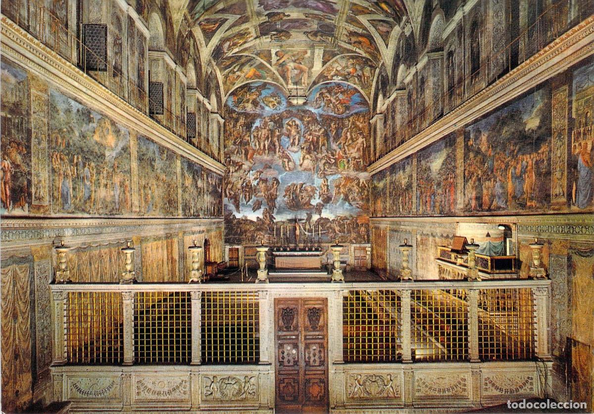 Postales: Postal de la Capilla Sixtina en la Ciudad del Vaticano - Foto 1