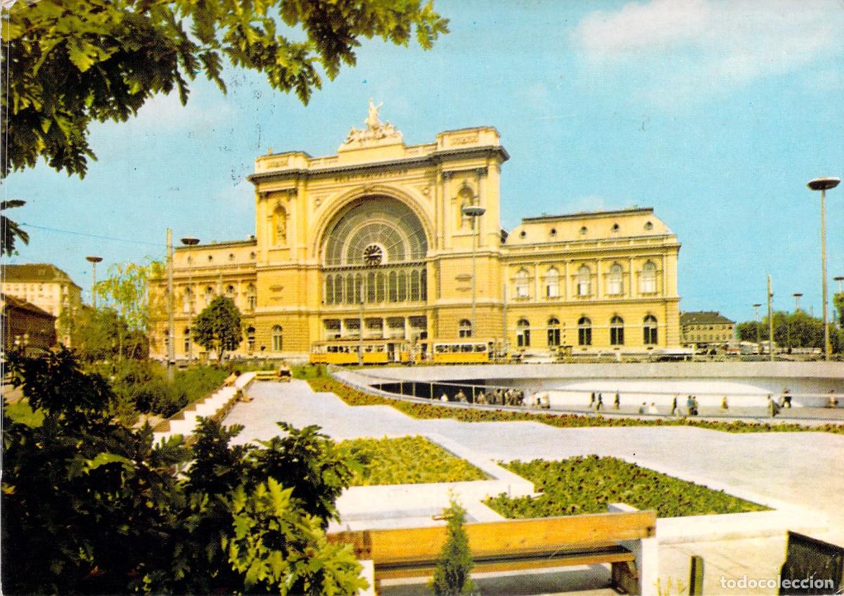 Cartes Postales: Postal de la Estaci&oacute;n de Tren Keleti en Budapest, Hungr&iacute;a