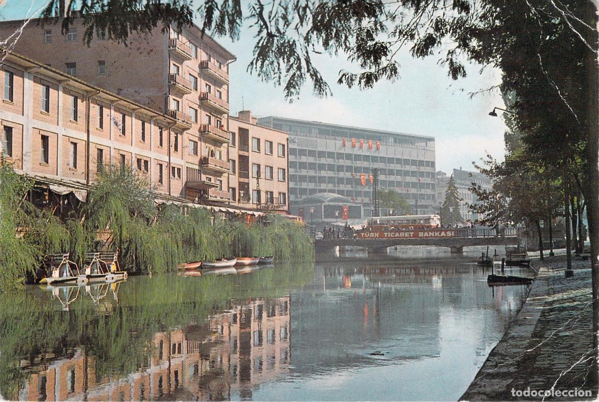 Postales: Postal R&iacute;o Porsuk en K&ouml;pr&uuml;başı, Eskişehir, Turqu&iacute;a
