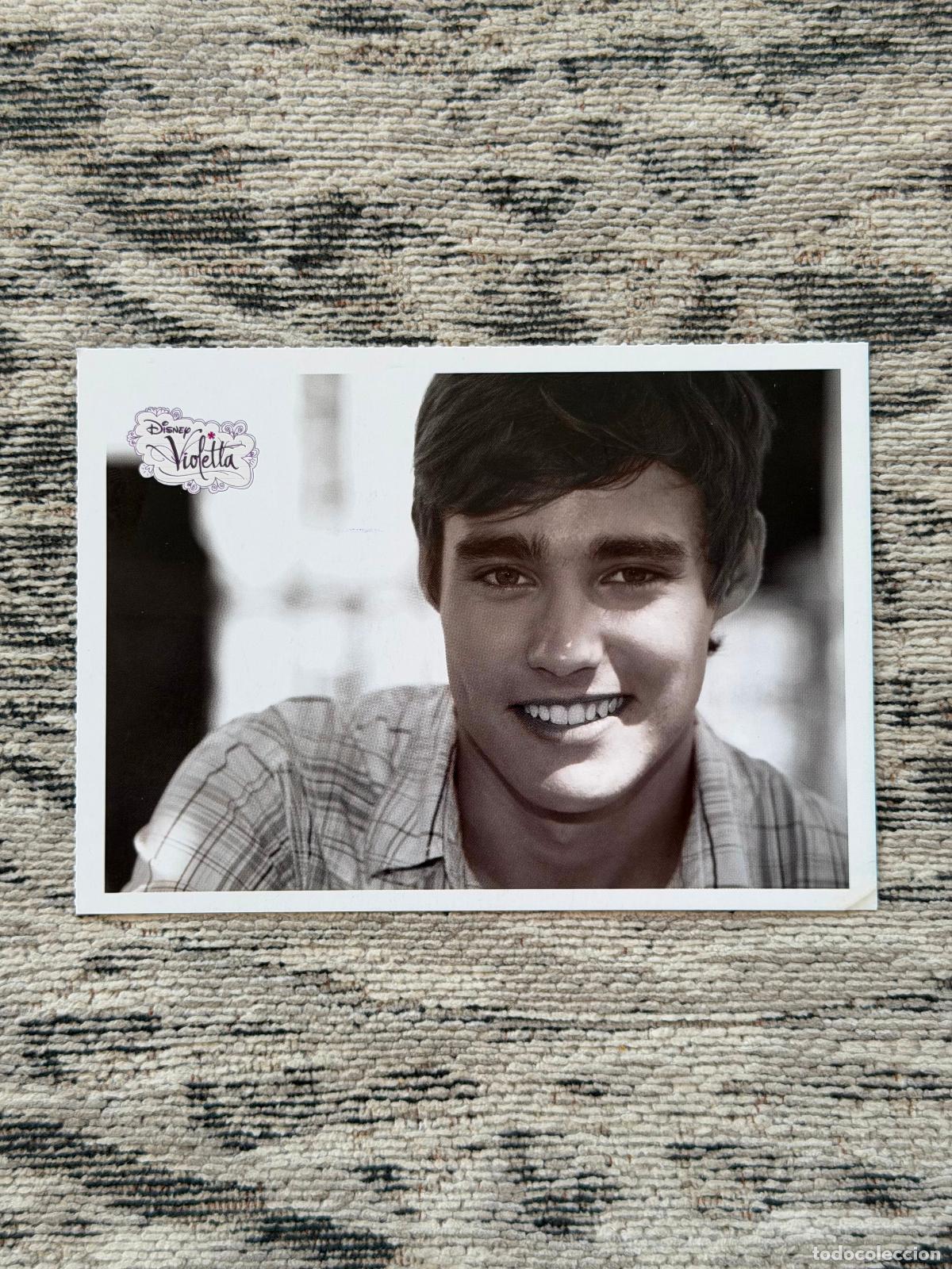 Postales: POSTAL JORGE BLANCO VIOLETTA DISNEY CHANNEL - Foto 1