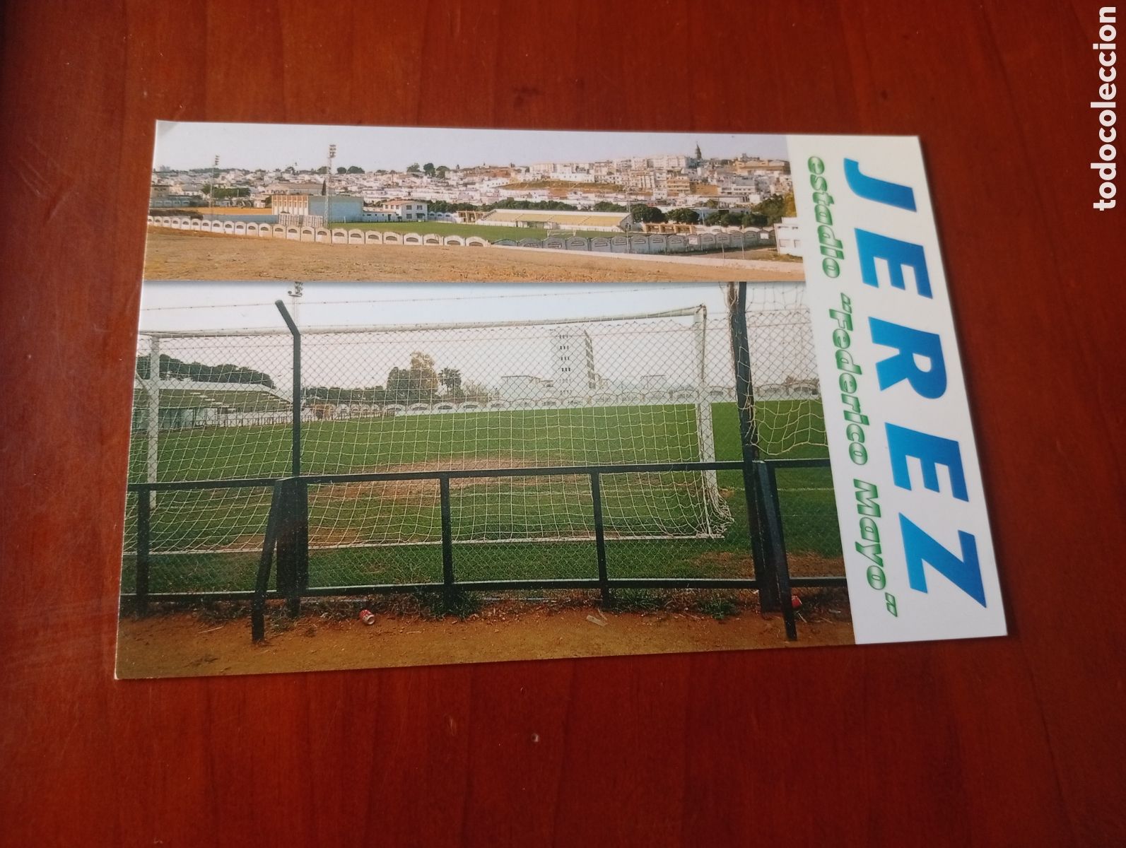 Cartes Postales: POSTAL FOTO ESTADIO CAMPO FUTBOL JEREZ DE LA FRONTERA FEDERICO MAYO JEREZ INDUSTRIAL C.F. LIMITADA