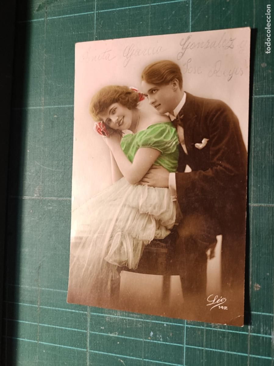 Postcards: ANTIGUA POSTAL ROM&Aacute;NTICA ENAMORADOS