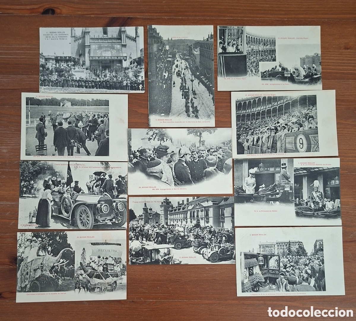 Postais: Lote 12 postales antiguas UPU Espa&ntilde;a