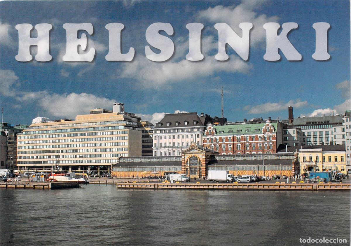 Postkarten: Postal de Helsinki Finlandia Vistas del Puerto y Ciudad