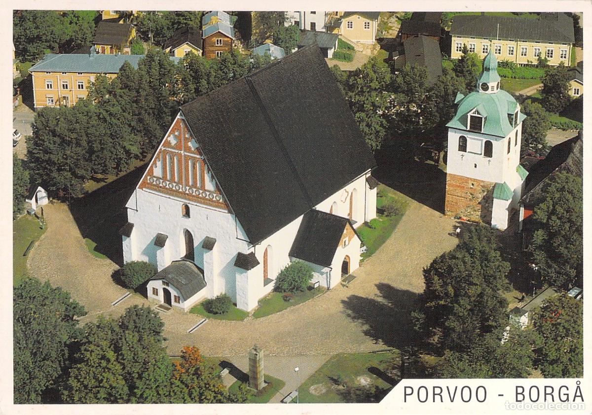 Postkarten: Postal de la Catedral de Porvoo, Finlandia