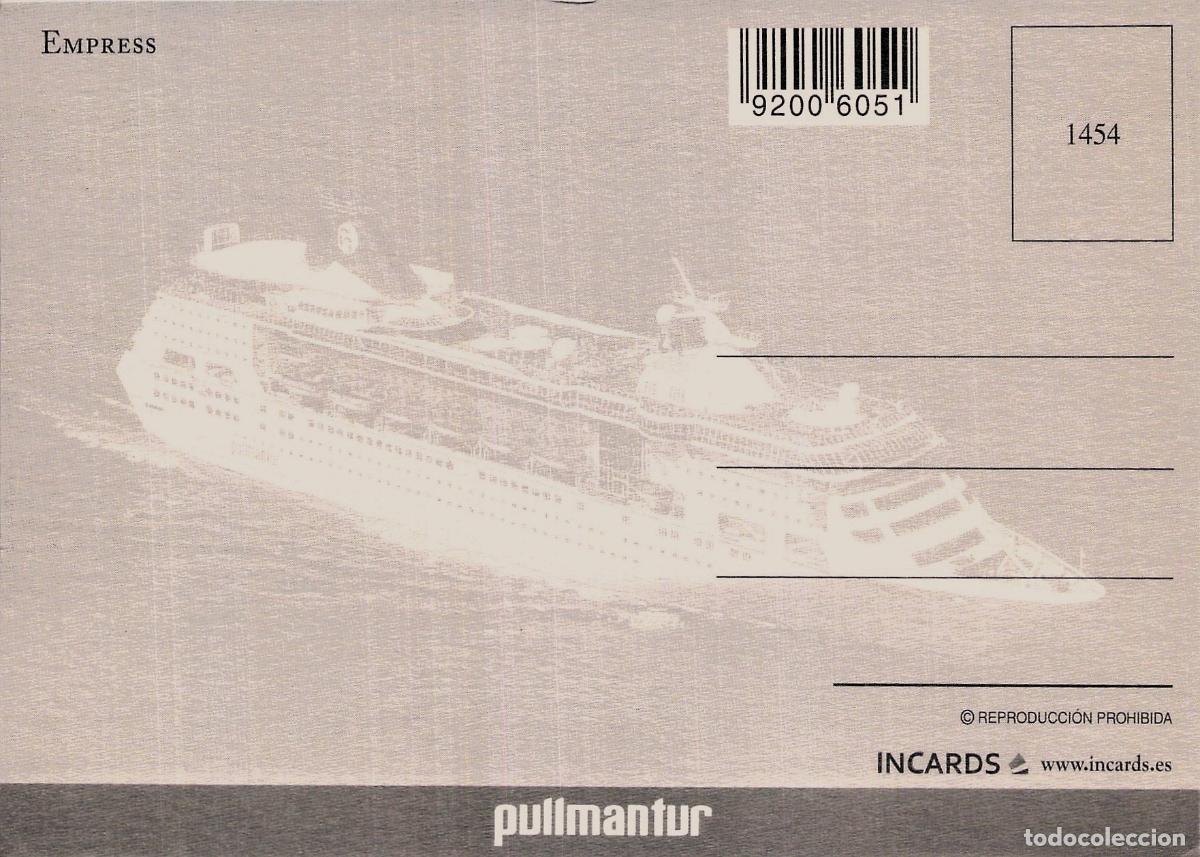 Postales: Postal Crucero Empress Pullmantur Capitales B&aacute;lticas - Foto 2