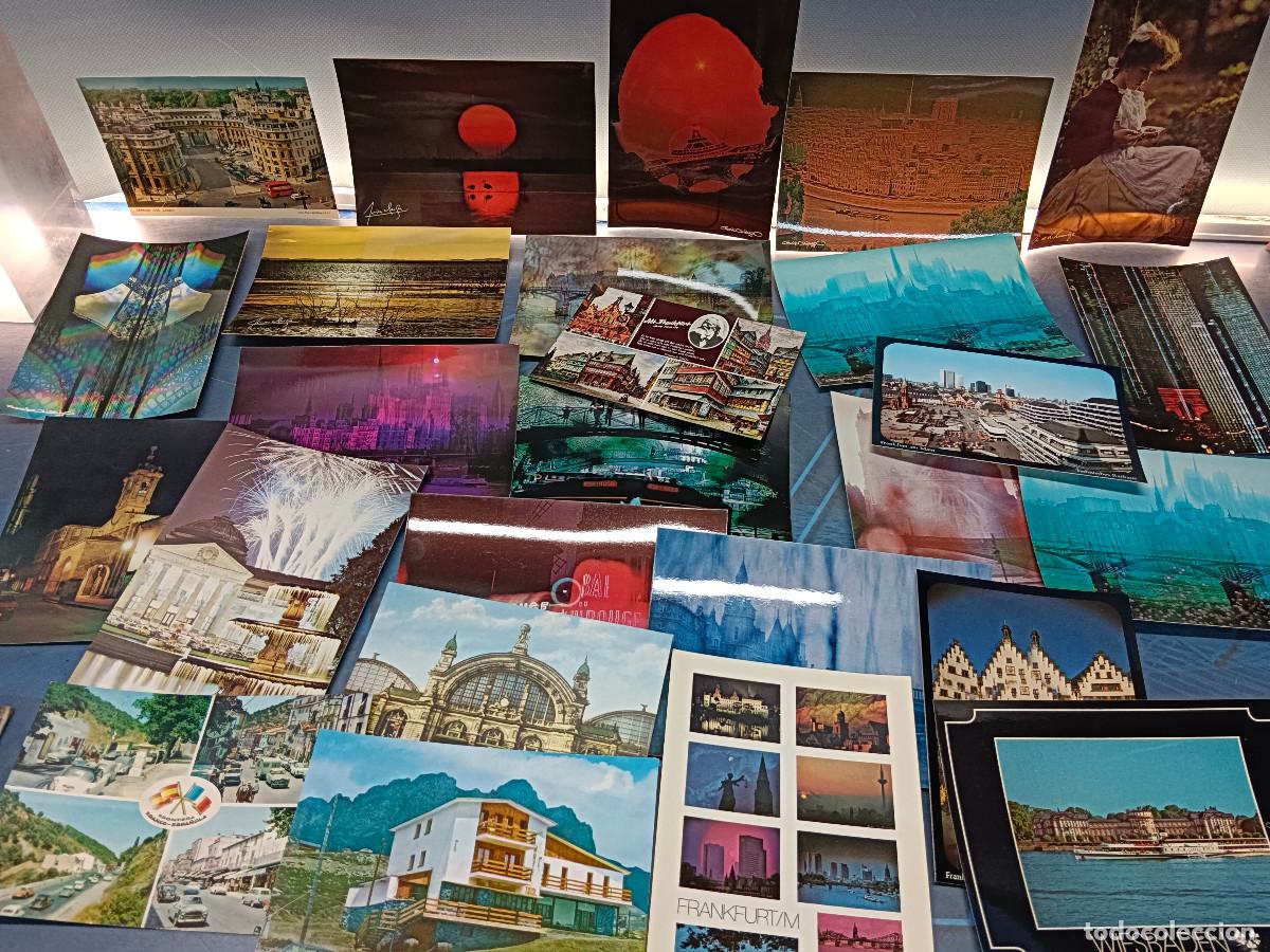 Postales: 26 postales vintage, ciudades europeas, Paris, etc