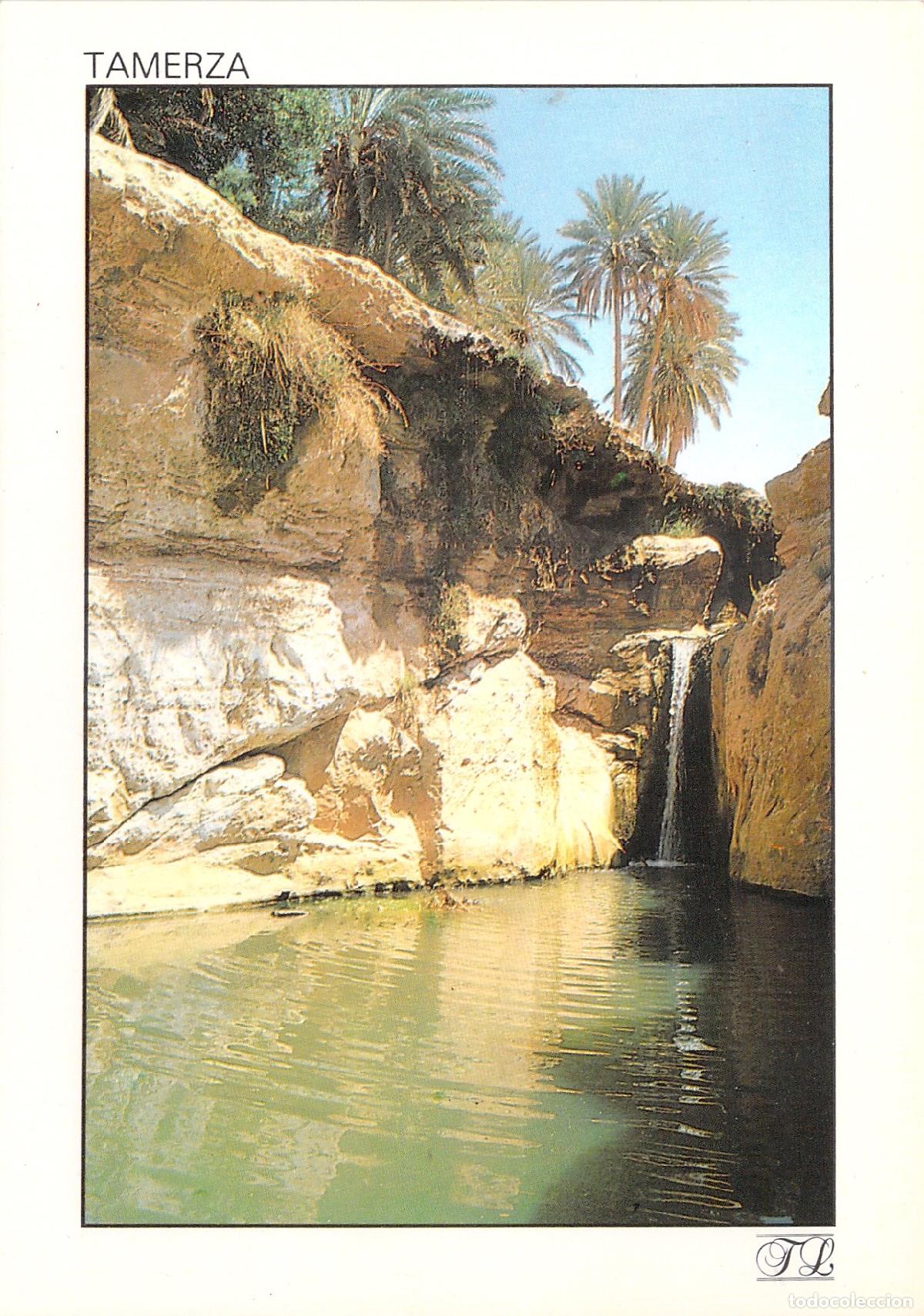 Postais: Postal de la Cascada del Oasis de Monta&ntilde;a en Tamerza, T&uacute;nez