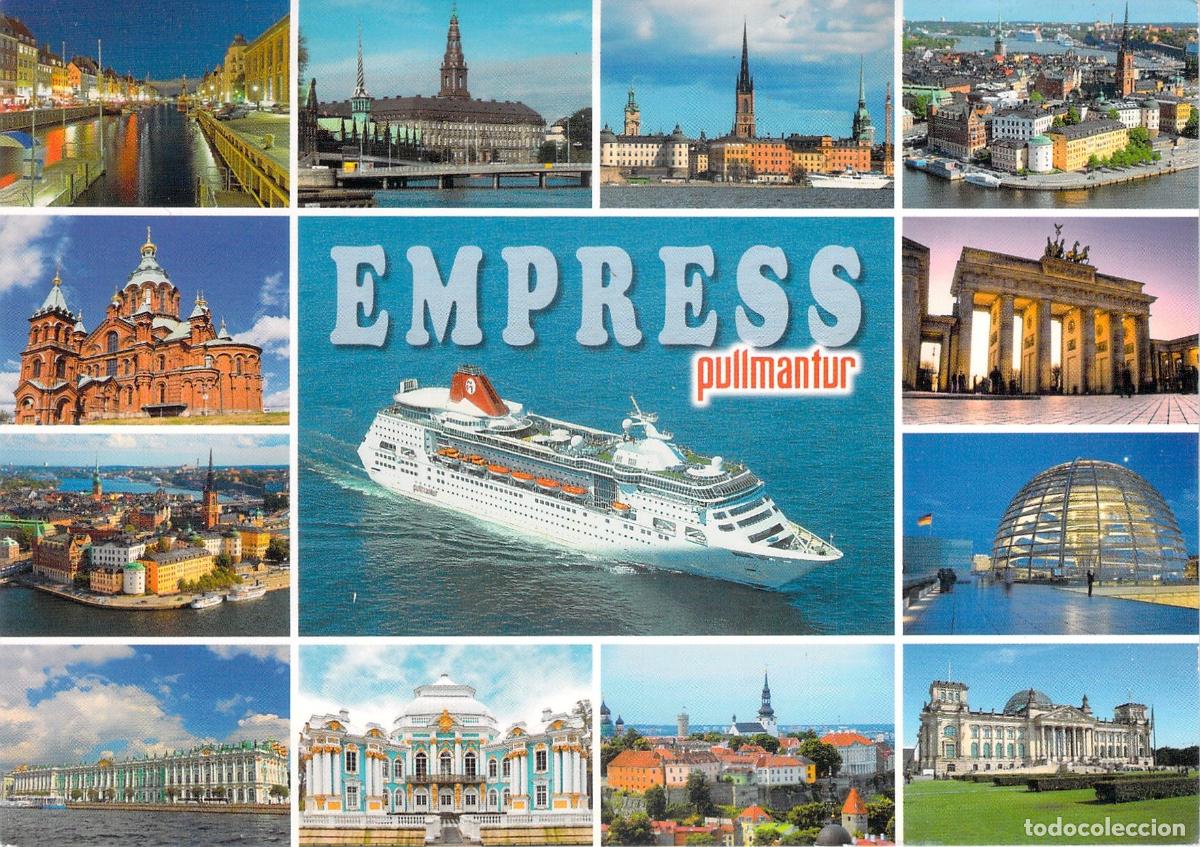 Postales: Postal del Crucero Empress de Pullmantur y Ciudades del B&aacute;ltico