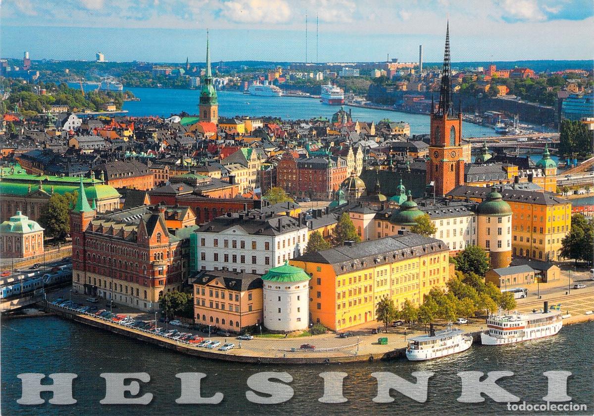 Postales: Postal Tur&iacute;stica de Helsinki Pullmantur Cruceros Vista A&eacute;rea