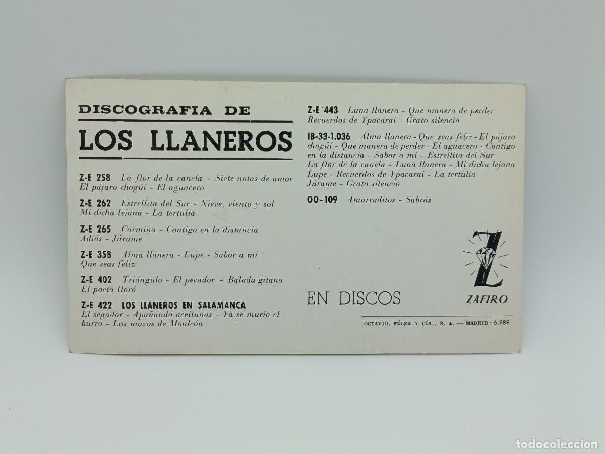 Postales: FOTOGRAFIA POSTAL ANTIGUA LOS LLANEROS. PY - Foto 2