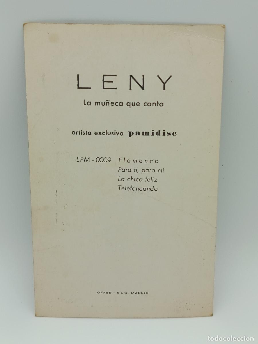 Postales: FOTOGRAFIA POSTAL ANTIGUA LENY. PY - Foto 2