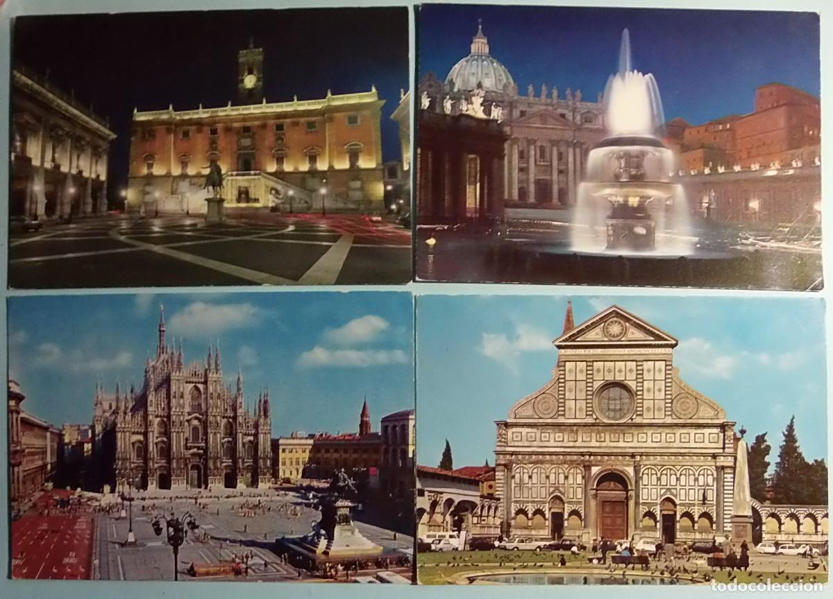 Postais: POSTALES DE ITALIA - ROMA, FLORENCIA, MILAN, CIUDAD DEL VATICANO - NUEVAS.