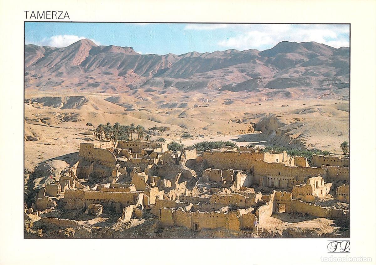 Postais: Postal de Tamerza, el Pueblo Antiguo en T&uacute;nez