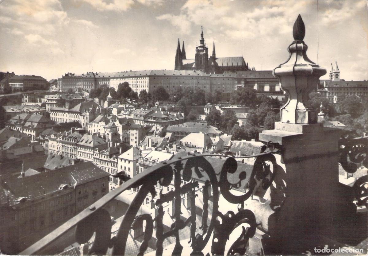 Postais: Postal de Praga Vista de la Ciudad y el Castillo de Hradcany
