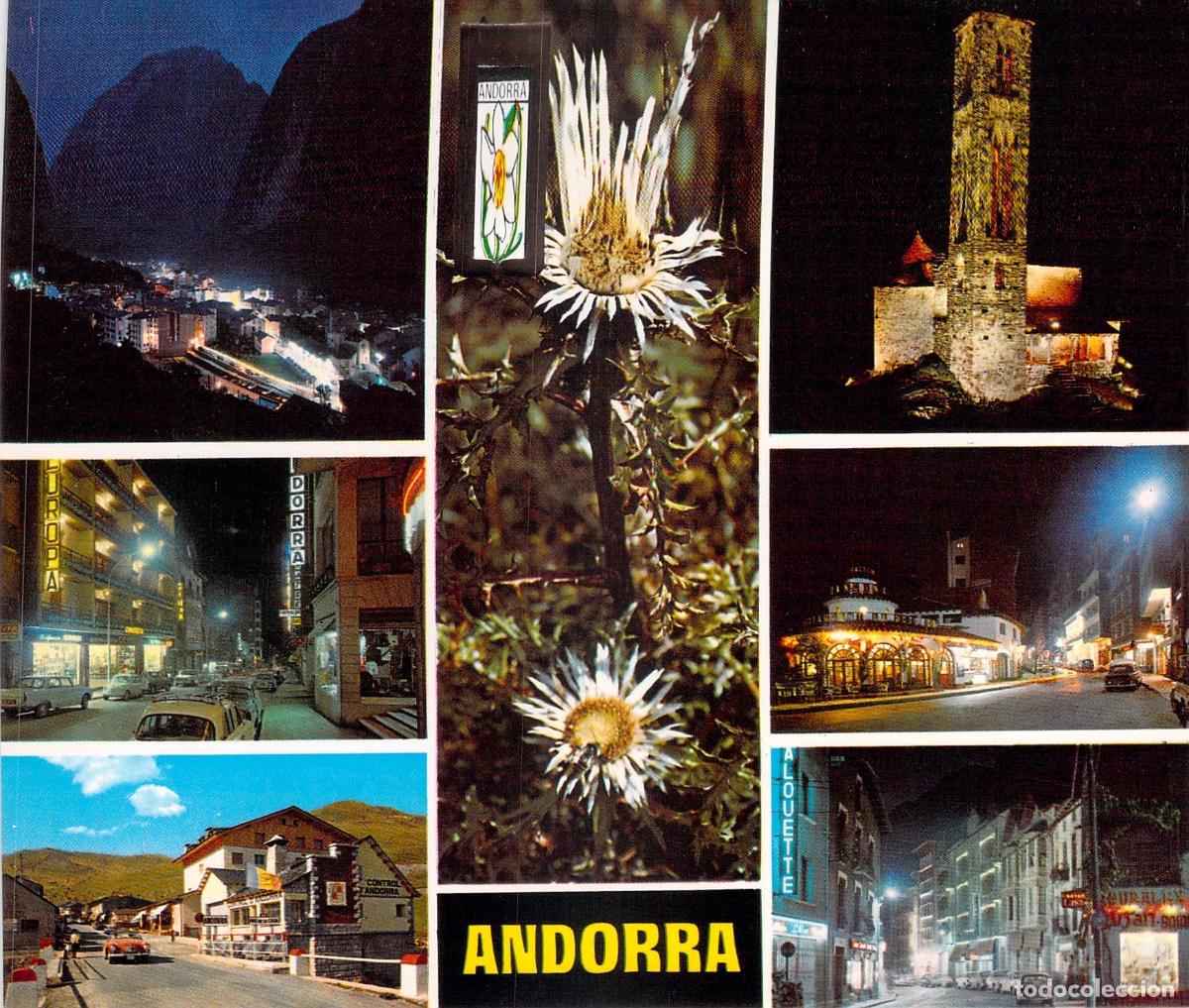 Postais: Postal de Vistas M&uacute;ltiples de Valls d'Andorra Escudo de Oro
