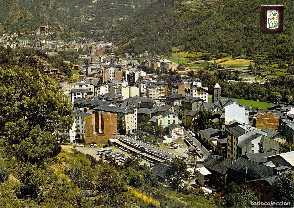Postais: Postal de Andorra la Vella - Panor&aacute;mica de los Valles de Andorra