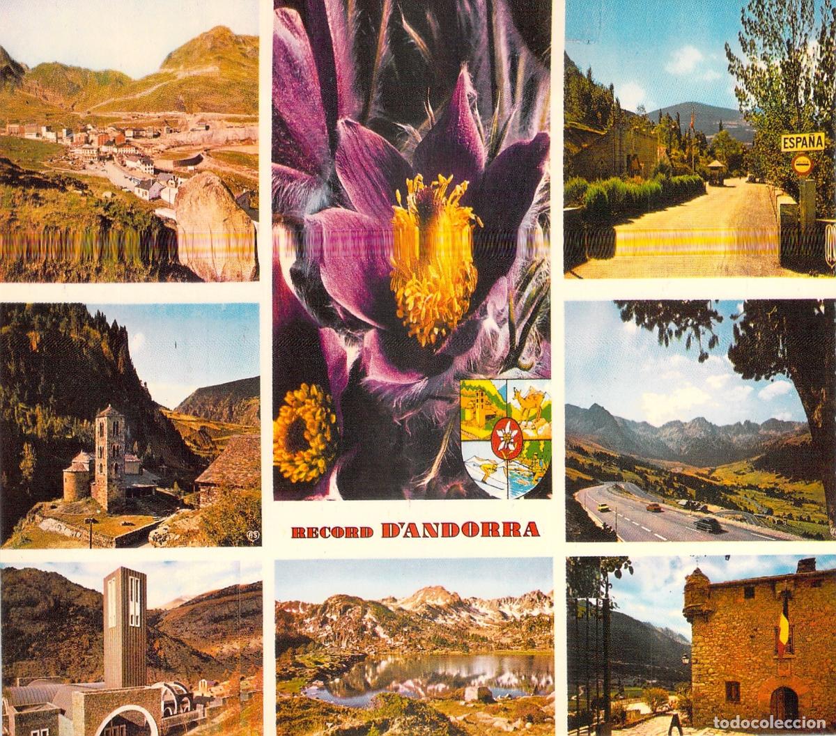 Postales: Postal Multivista del Principado de Andorra, Vistas y Paisajes