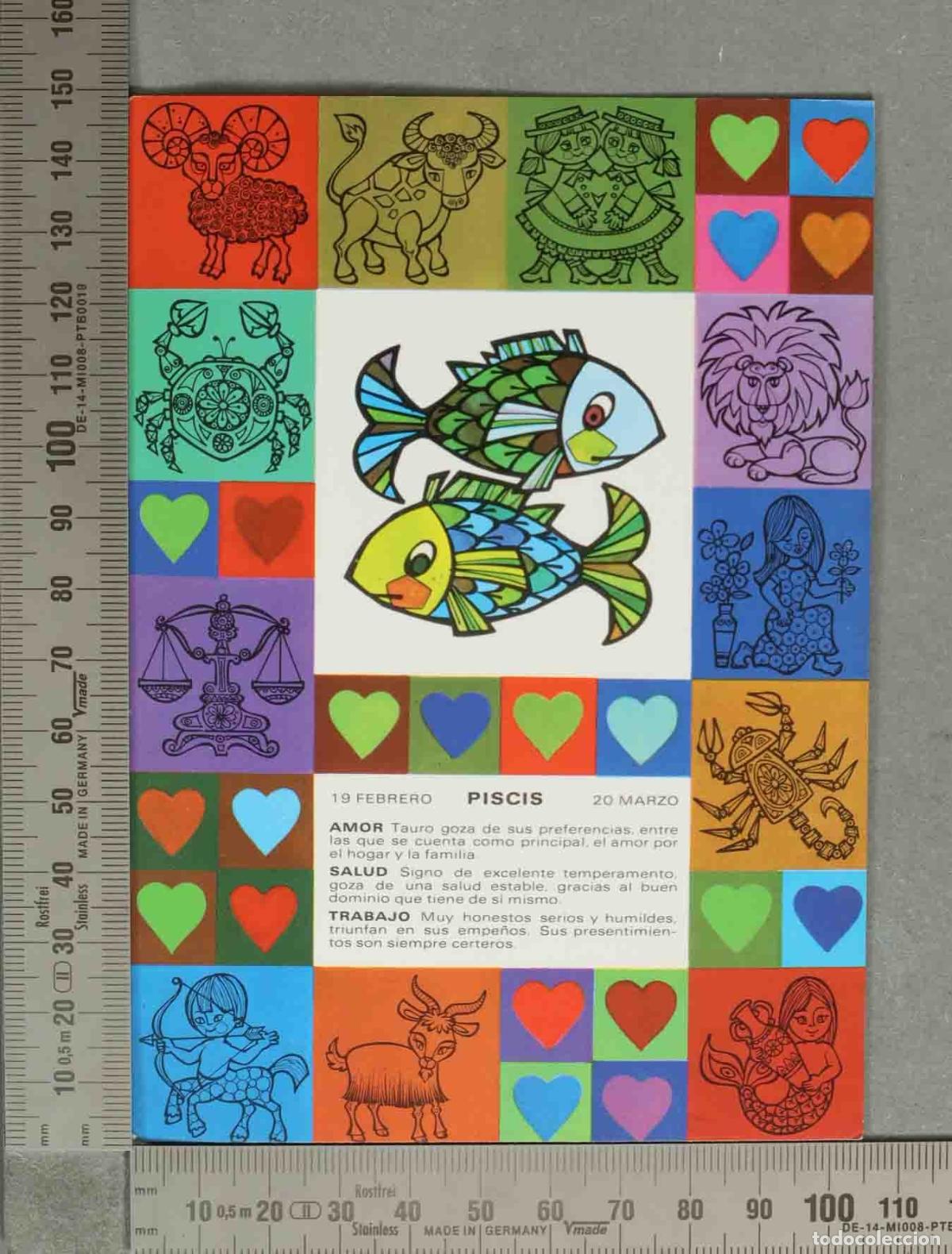 Postales: POSTAL. Zodiaco PISCIS - Coleccion Perla - Foto 1