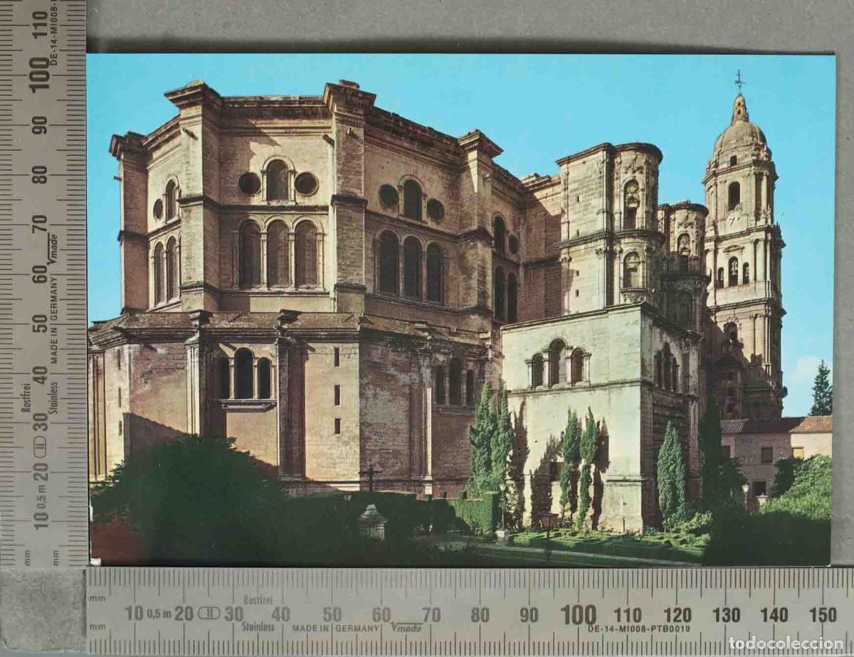 Postales: POSTAL. Catedral de M&aacute;laga - Fachada norte - Foto 1