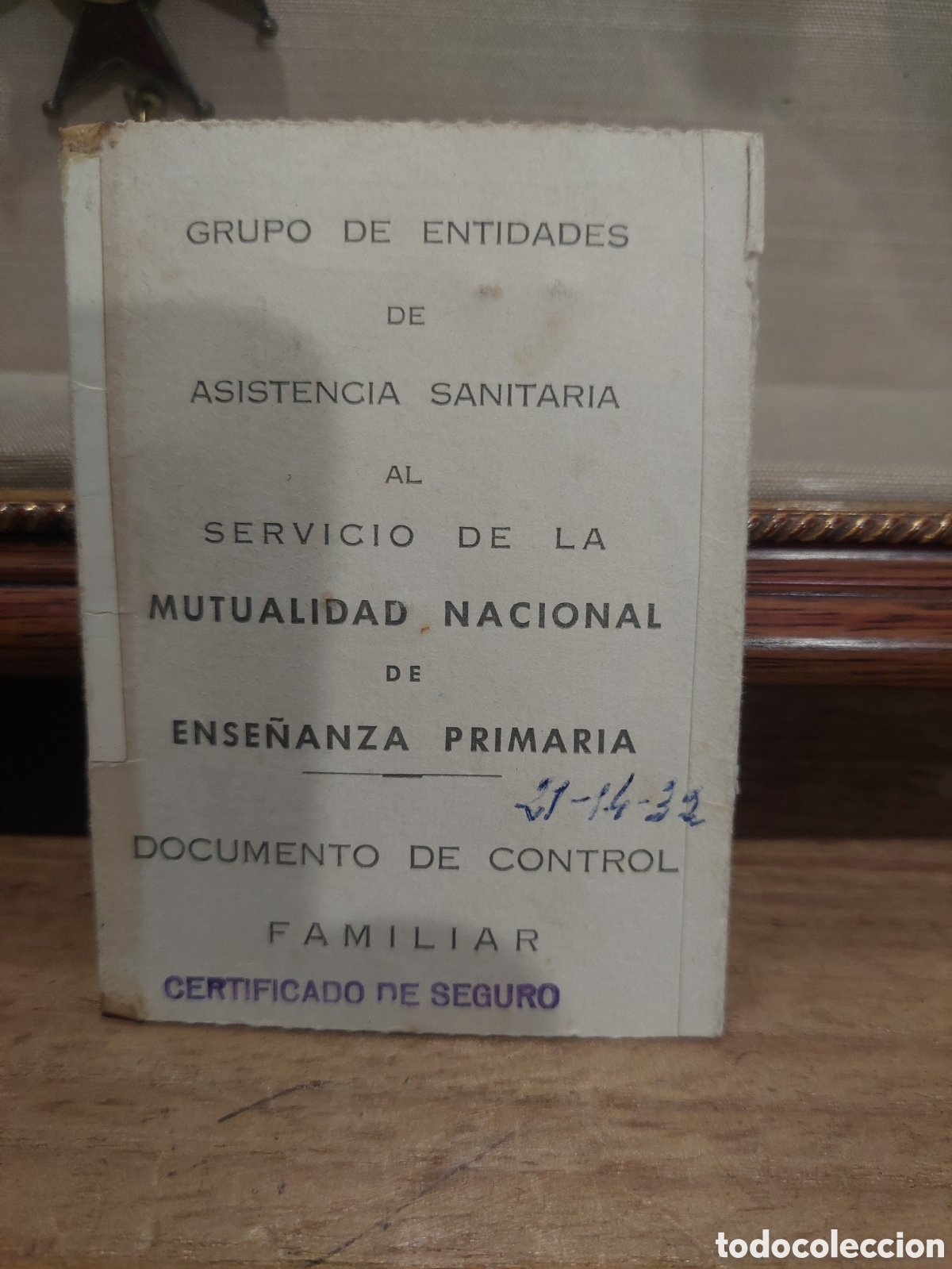 Postales: CARNETS SANIDAD 1968 1932 certificado - Foto 2