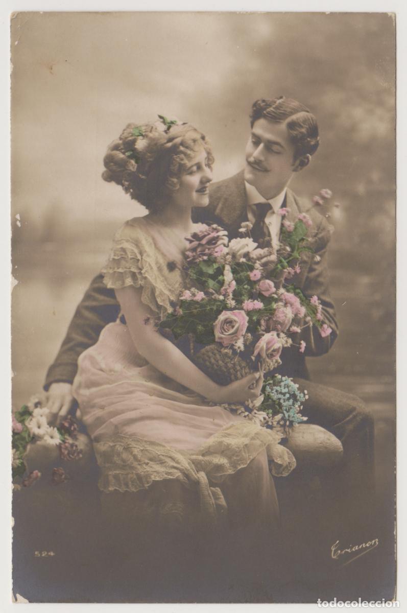 Cartoline: TARJETA POSTAL - PAREJA ROMANTICA - N&ordm; 524 - CRIANON