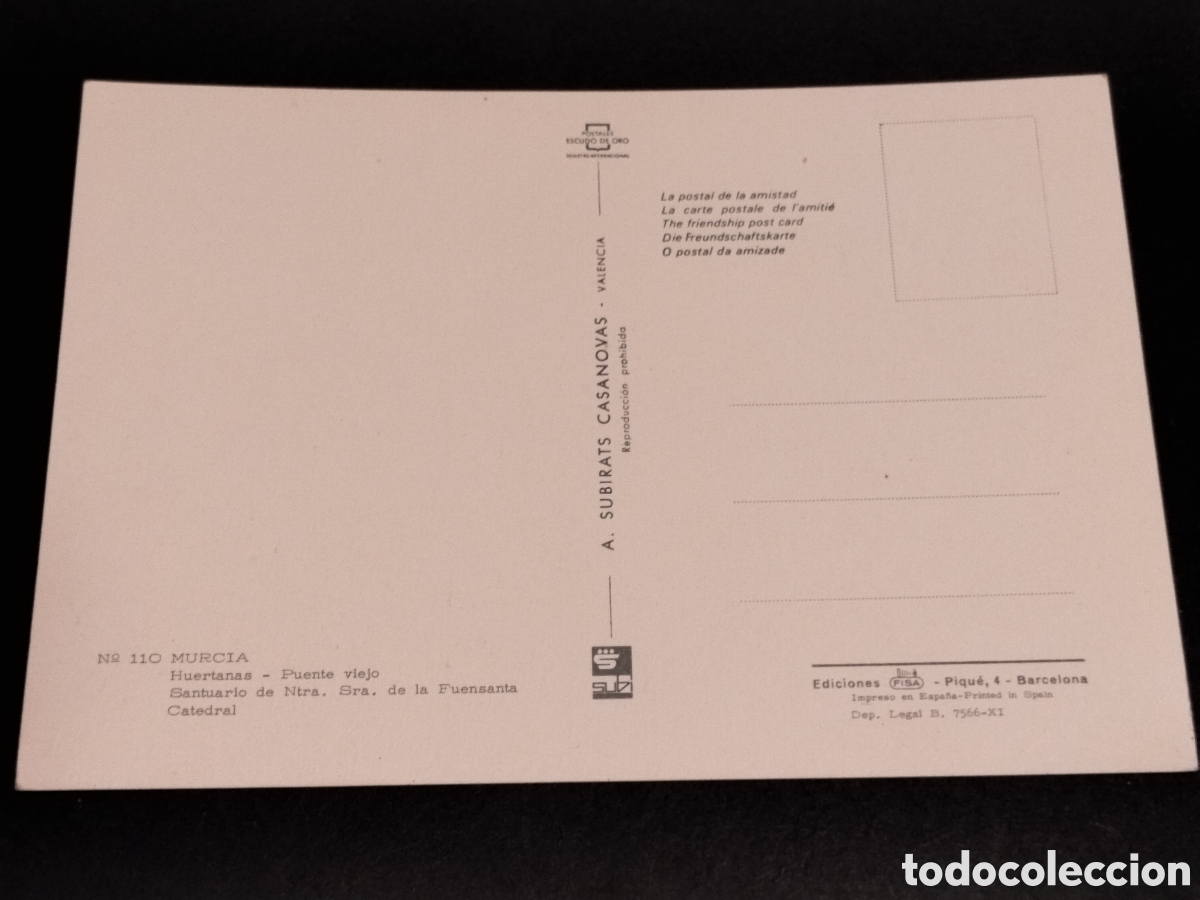 Postales: Postal Murcia , Recuerdo de Murcia - Foto 2
