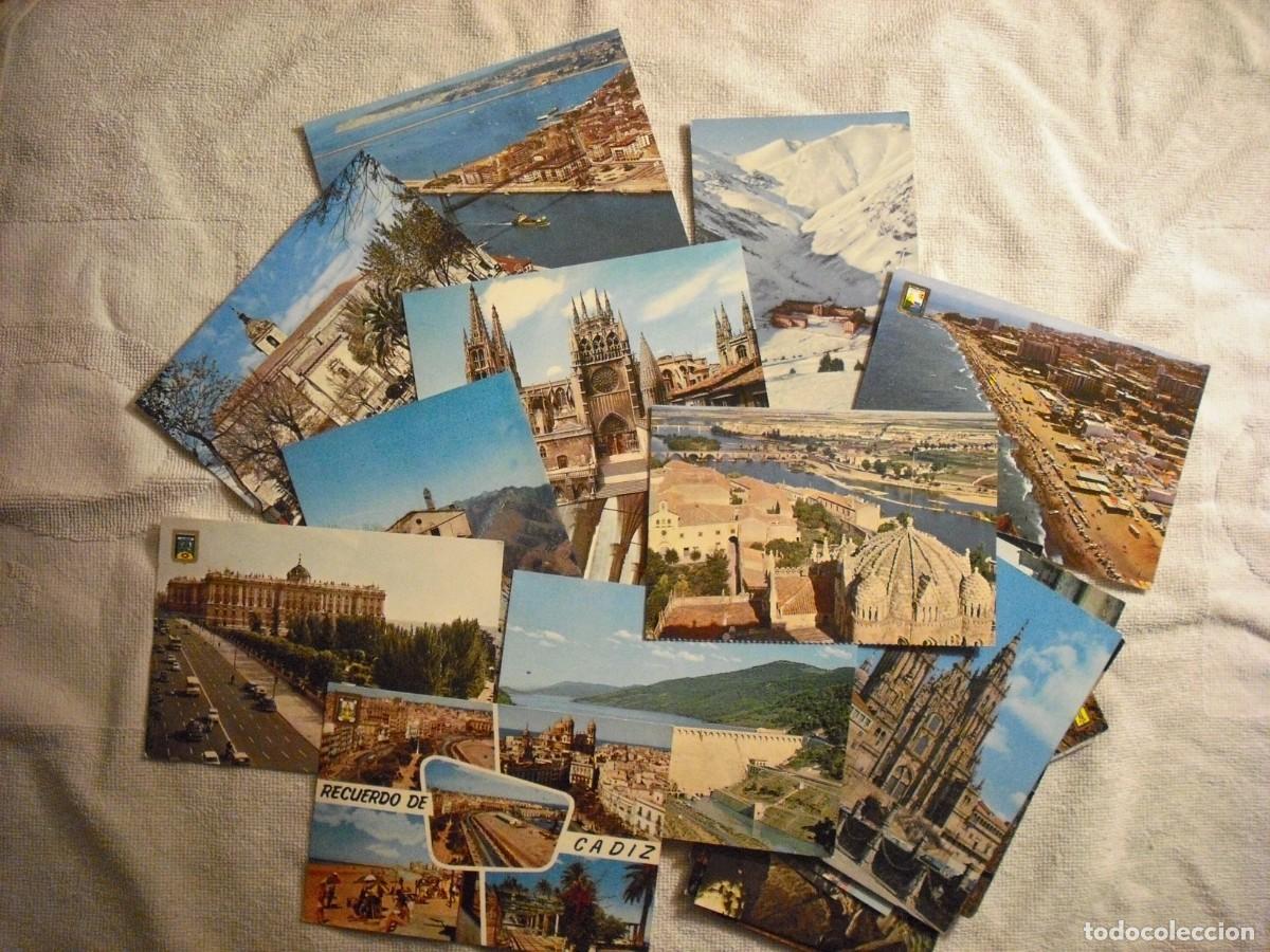 Postales: LOTE DE 30 POSTALES COLOR DE DIFERENTES LUGARES DE ESPA&Ntilde;A