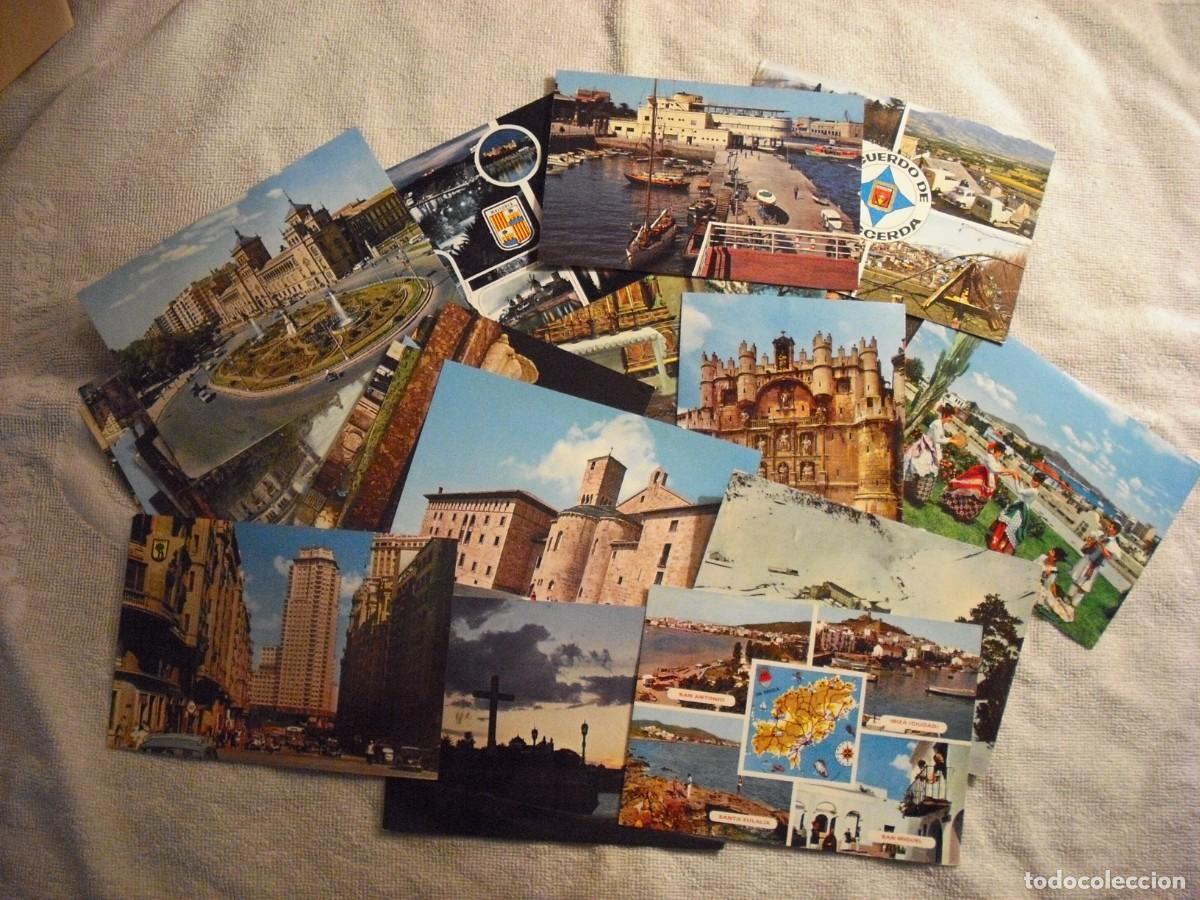 Postales: LOTE DE 30 POSTALES COLOR DE DIFERENTES LUGARES DE ESPA&Ntilde;A