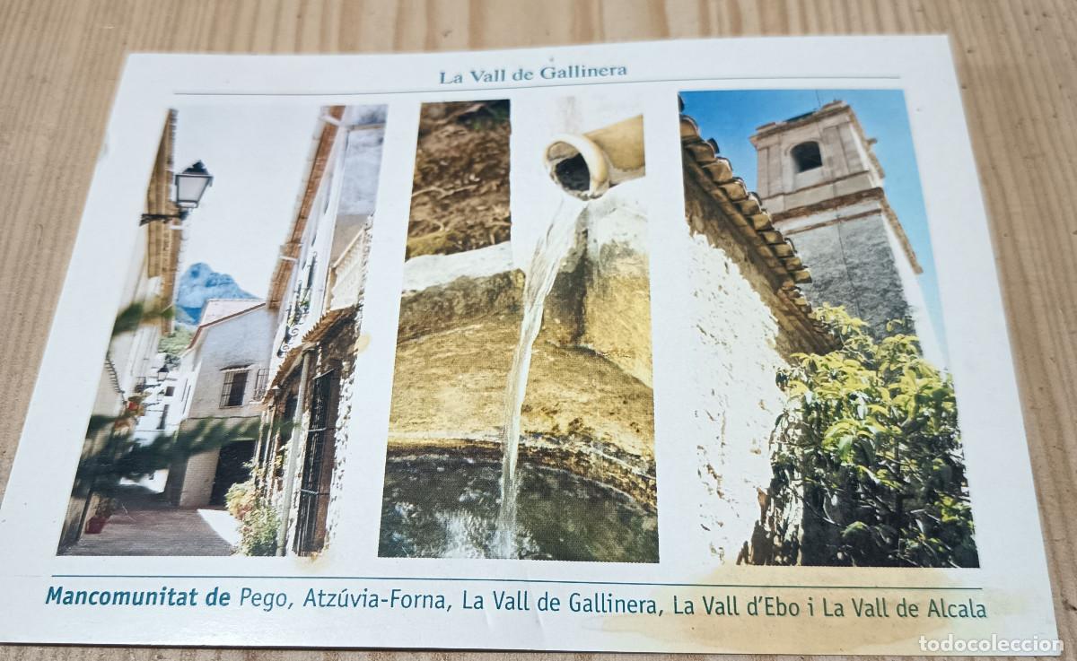 Postales: Postal de &rdquo;la Vall de Gallinera&rdquo; 1980 - Foto 1