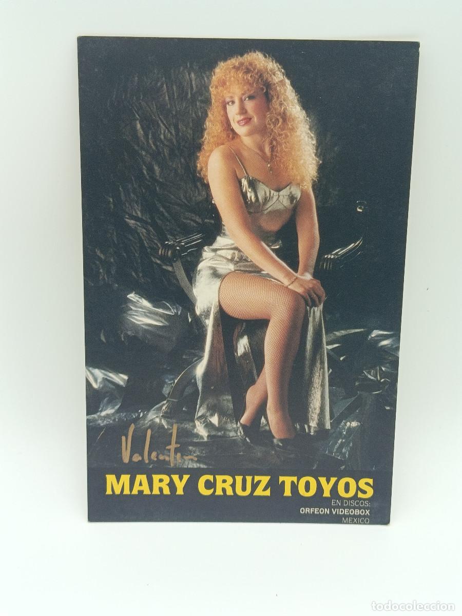 Postales: POSTAL MARY CRUZ TOYOS. CON DEDICATORIA Y AUTOGRAFO.