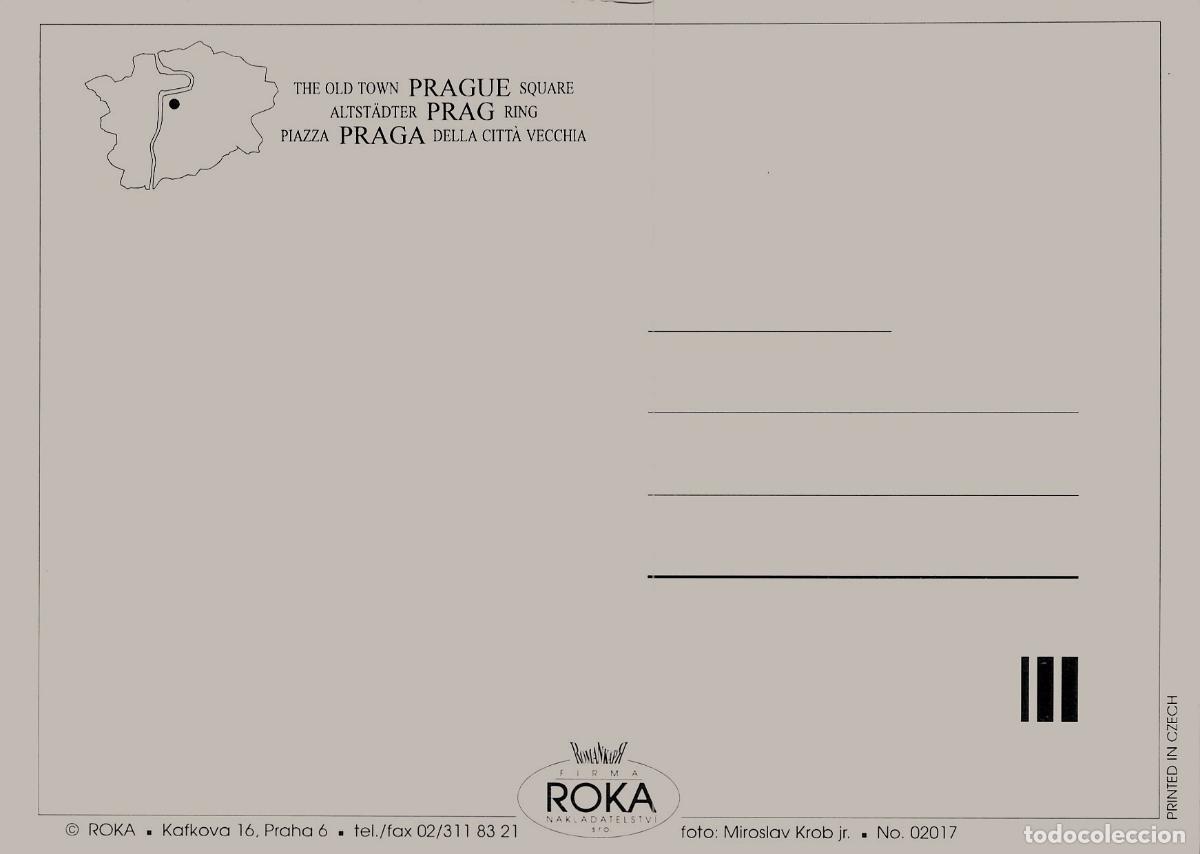 Postales: Postal de la Plaza de la Ciudad Vieja en Praga - Foto 2