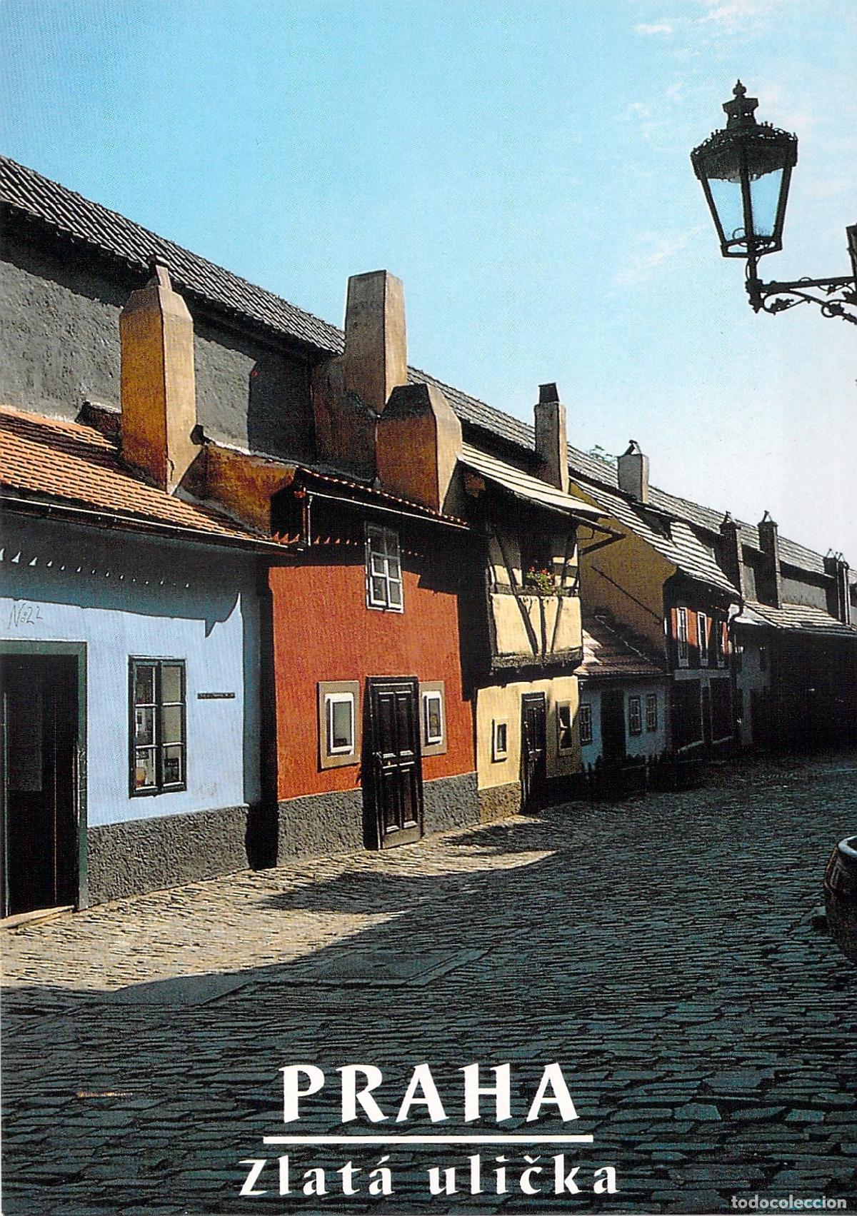 Cartes Postales: Postal de Praga Callej&oacute;n del Oro Zlat&aacute; ulička Rep&uacute;blica Checa