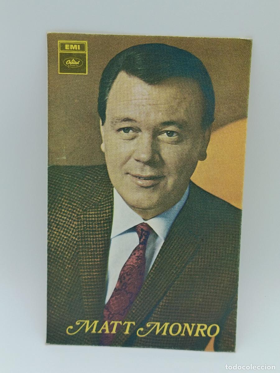 Postales: FOTOGRAFIA POSTAL ANTIGUA MATT MONRO. PY - Foto 1
