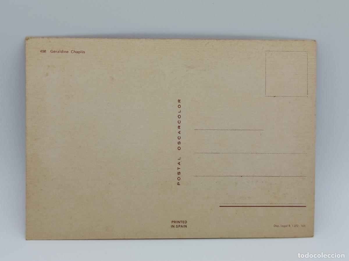 Postales: FOTOGRAFIA POSTAL ANTIGUA GERALDINE CHAPLIN. PY - Foto 2