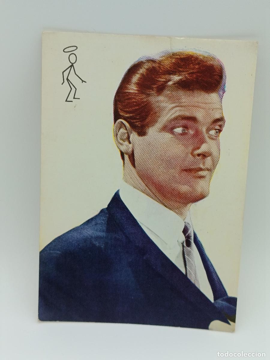 Postales: FOTOGRAFIA POSTAL ANTIGUA ROGER MOORE. PY - Foto 1