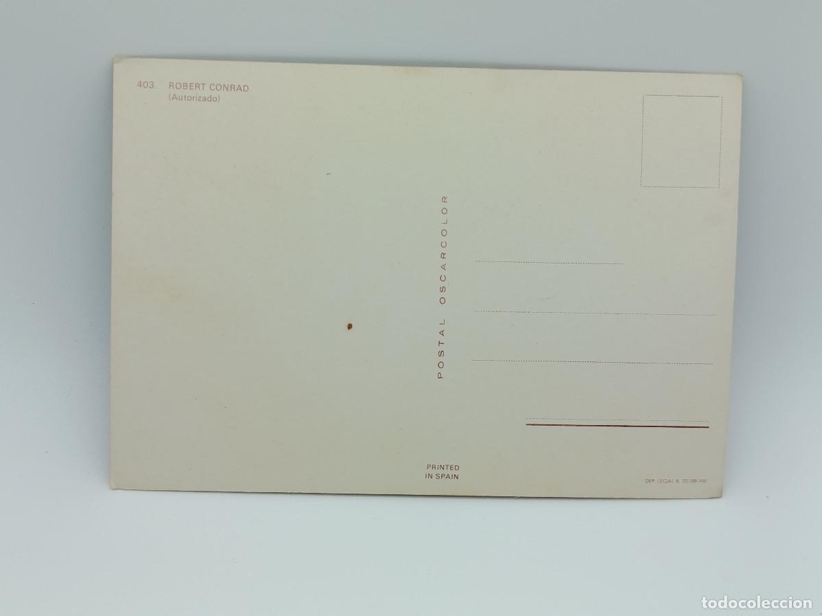Postales: FOTOGRAFIA POSTAL ANTIGUA ROBERT CONRAD. PY - Foto 2
