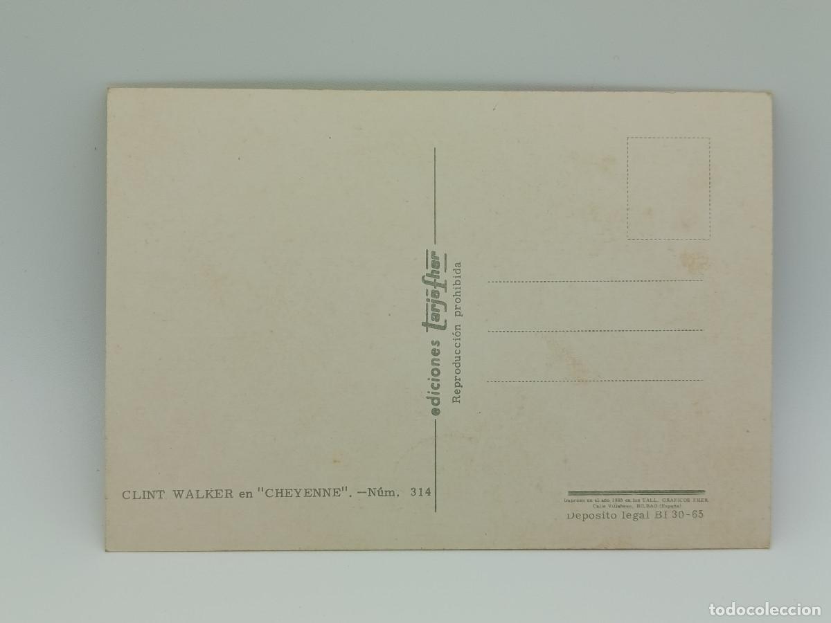 Postales: FOTOGRAFIA POSTAL ANTIGUA CLINF WALKER EN CHEYENNE. PY - Foto 2