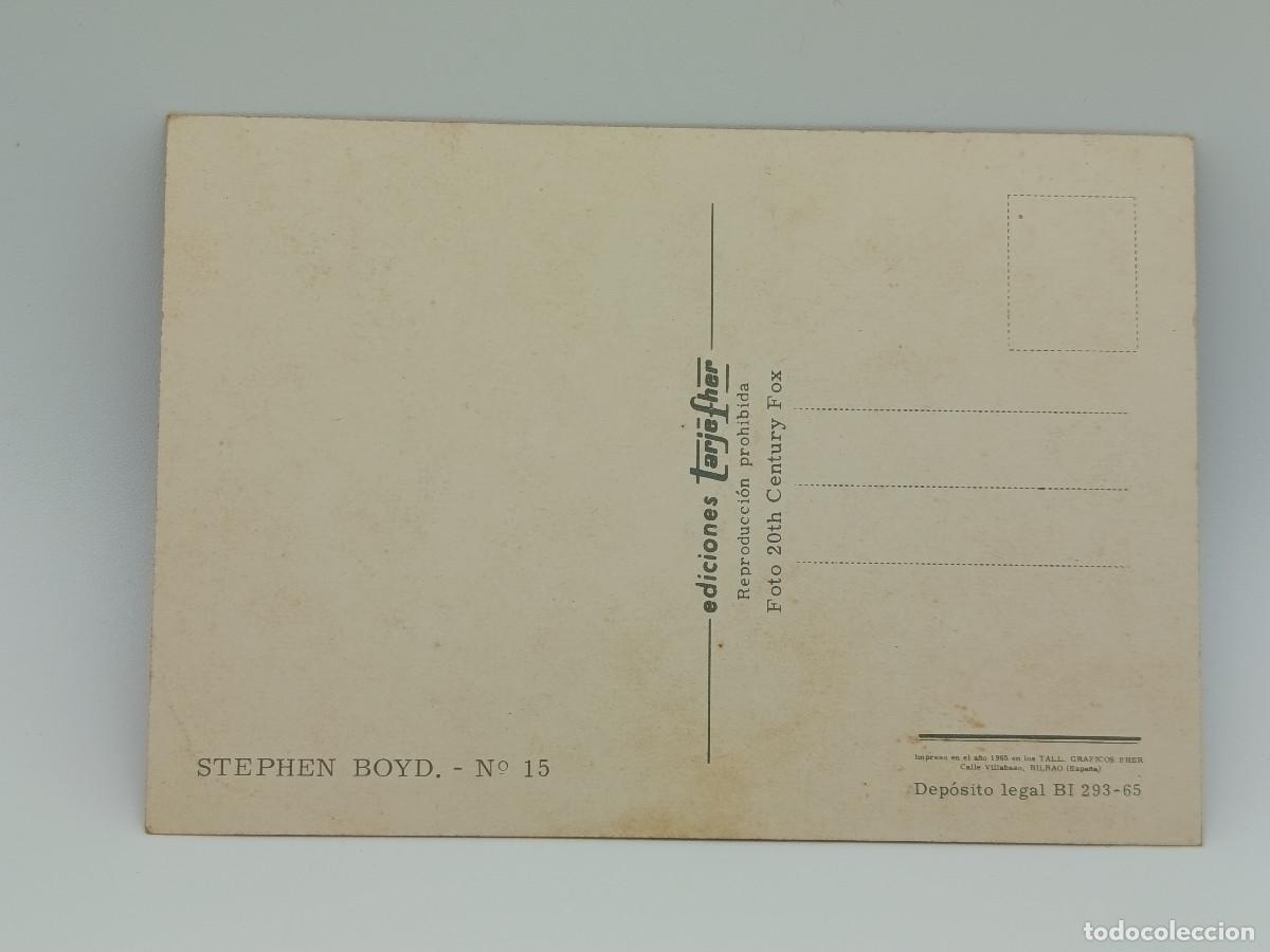 Postales: FOTOGRAFIA POSTAL ANTIGUA STEPHEN BOYD. PY - Foto 2