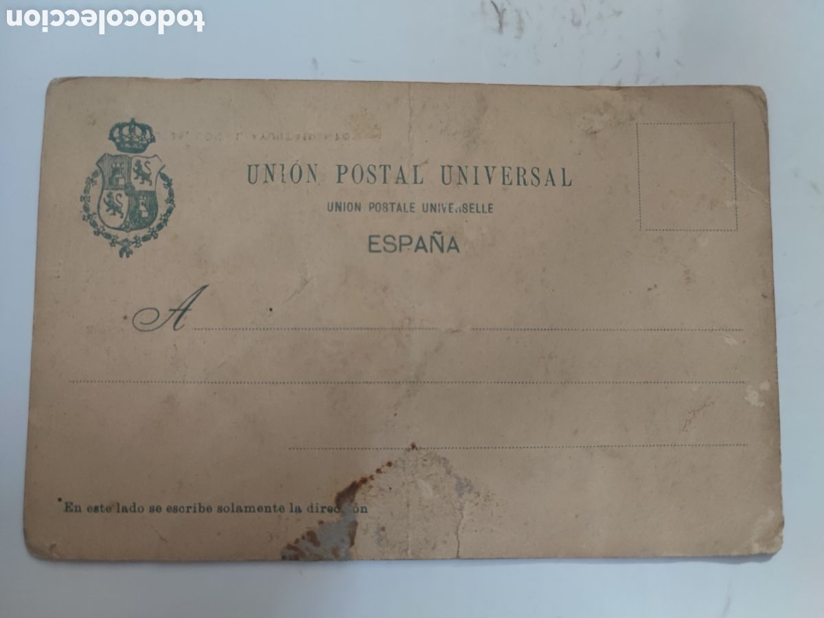 Postales: tarjeta postal antigua de sandejo Bilbao - Foto 3